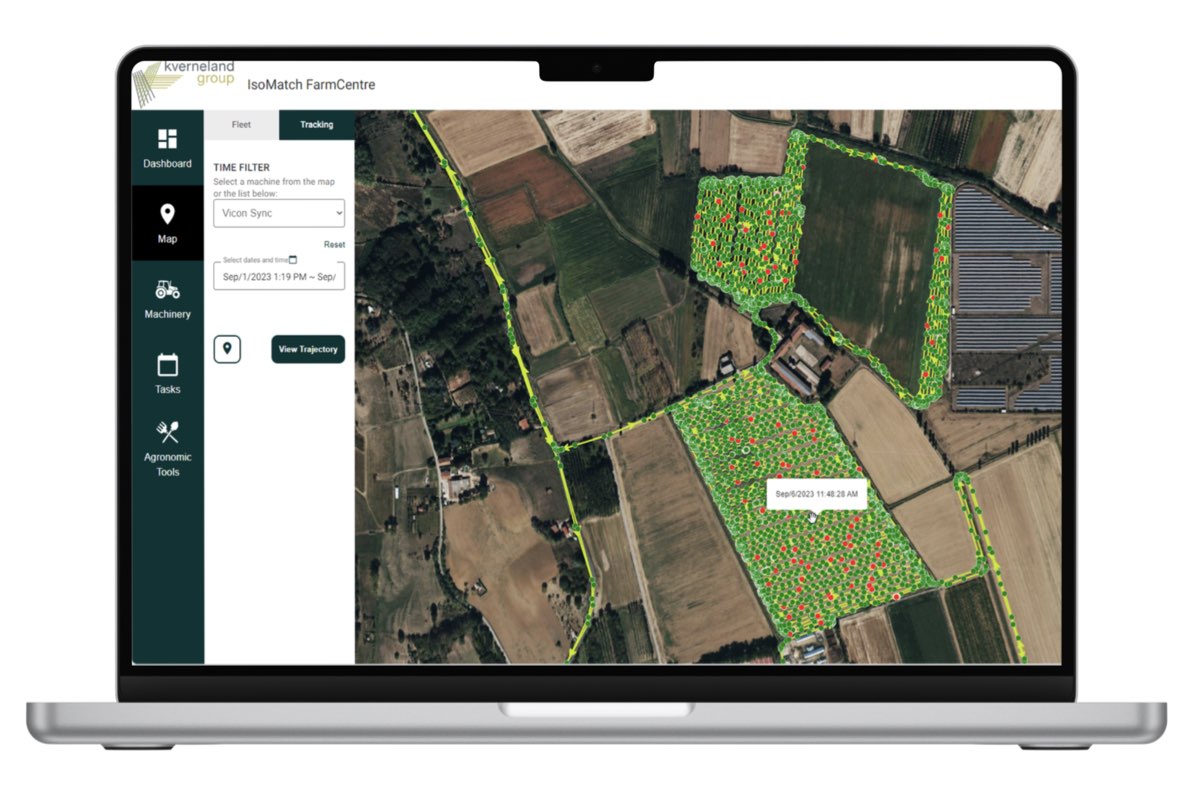 Sync elimina la necessita di ricorrere alla sincronizzazione manuale e consente il trasferimento dei dati attraverso la piattaforma IsoMatch FarmCentre